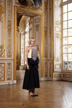 Load image into Gallery viewer, Couture : Embroidered Shield Dress - Midnight Citron du Sud
