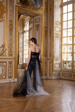 Load image into Gallery viewer, Couture : Tulle Dress and Trousers - Bleu Noir