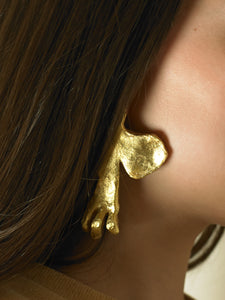 Artisanal Auro Earrings - 24K Gold
