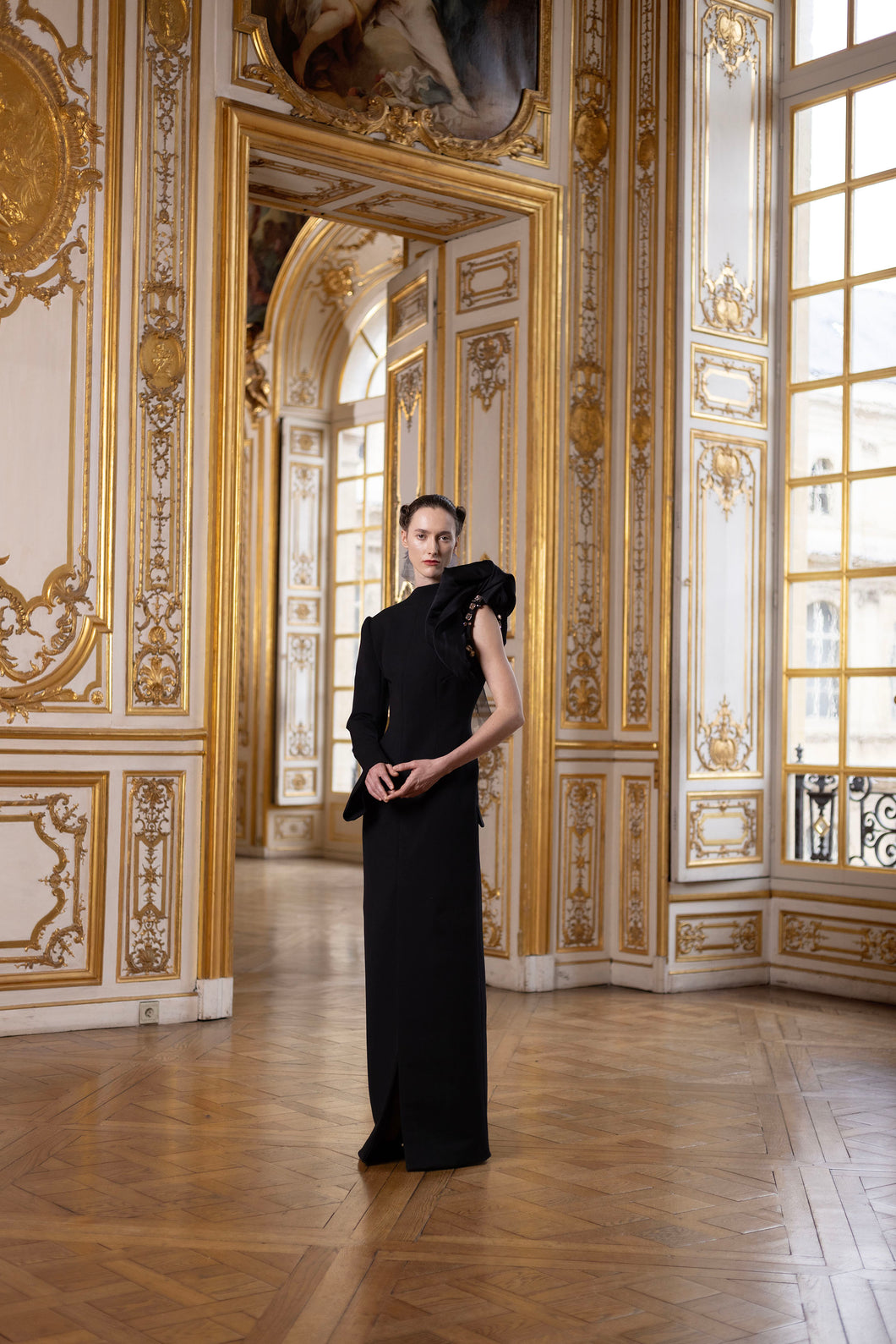 Couture : Dress Coat - Noir