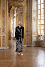 Load image into Gallery viewer, Couture : Embroidered Coat Dress - Midnight