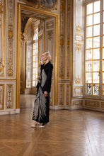 Load image into Gallery viewer, Couture : Embroidered Coat Dress - Midnight