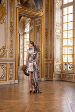 Load image into Gallery viewer, Couture : Sculptured Drape Dress - Sterling