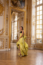 Load image into Gallery viewer, Couture : Sculptured Drape Dress - Citron Vert du Sud