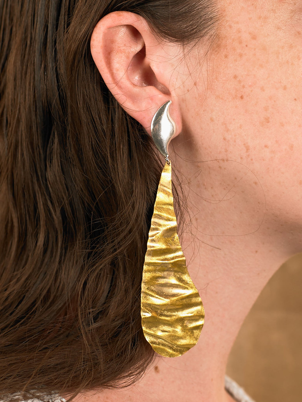 Selene Earrings - Gold/White Gold