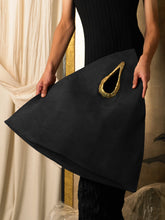 Load image into Gallery viewer, Artisanal Trigon Bag - Black
