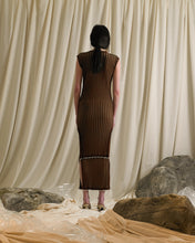 Load image into Gallery viewer, Fine Rib-knit Skirt - Terra/Sand