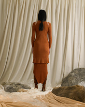 Load image into Gallery viewer, Rib-knit Skirt - Burnt Orange