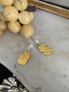 Maro Earrings - Gold/White Gold