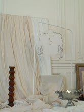 Load image into Gallery viewer, Zen-Line Sheer Silk Shirt - Creme
