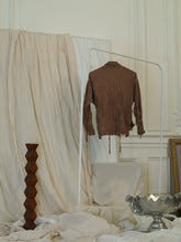 Load image into Gallery viewer, Crushed Velvet Rib Shirt - Bronze