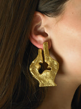 Load image into Gallery viewer, Artisanal Cana Earrings - 24K Gold