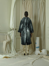 Load image into Gallery viewer, Hand Painted Shield Coat - Black/Mist