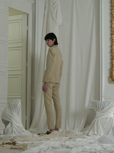 Couture : Tailored Linen Set - Sand