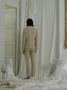 Couture : Tailored Linen Set - Sand