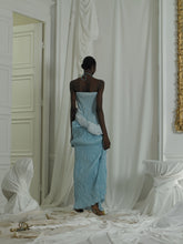 Load image into Gallery viewer, Sculptured Techno-pleat Dress - Ocean