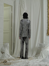 Load image into Gallery viewer, Crushed Velvet Eos Trousers - Argent