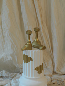 Gilded Candle Stick Holders - Set
