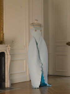 Couture : Techno-pleat "Robe à la Française" - Oceane