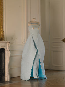 Couture : Techno-pleat "Robe à la Française" - Oceane