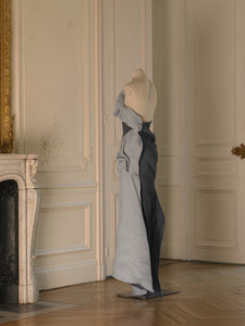 Couture : Techno-pleat Waved Dress - Gris