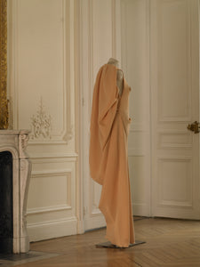 Couture : Sculptured Watteau Cape Dress Set - Primevère
