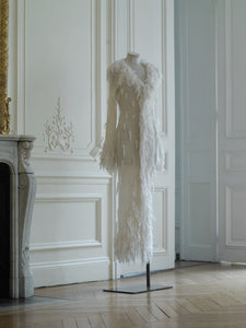 Couture : Faux-Feather Dress Jacket - Astral