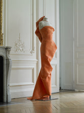 Load image into Gallery viewer, Couture : Sculptured Cana Drape Dress - Lavos