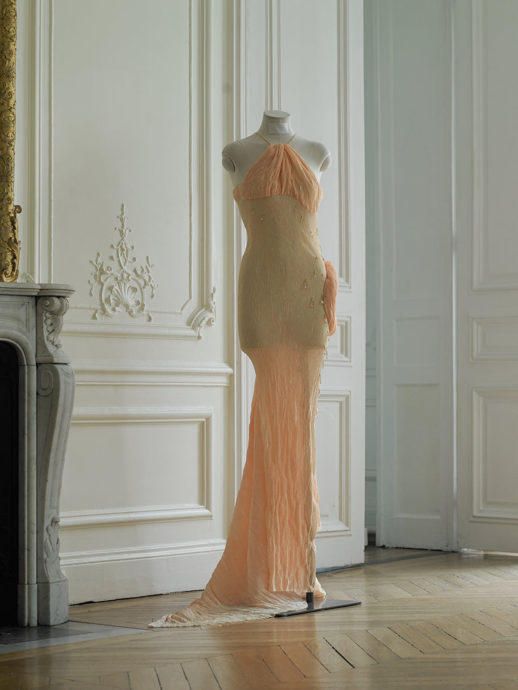 Couture : Techno-Pleat Rayos Dress - Solaris