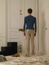 Load image into Gallery viewer, Crushed Elongated Trousers - Sand