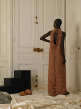Load image into Gallery viewer, Techno-pleat Cone Dress - Orange