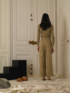 Stitched Trousers - Sand