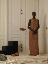 Load image into Gallery viewer, Techno-pleat Cone Dress - Orange