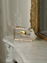 Load image into Gallery viewer, Artisanal Translucent Fernado Clutch - Pearl/Gold